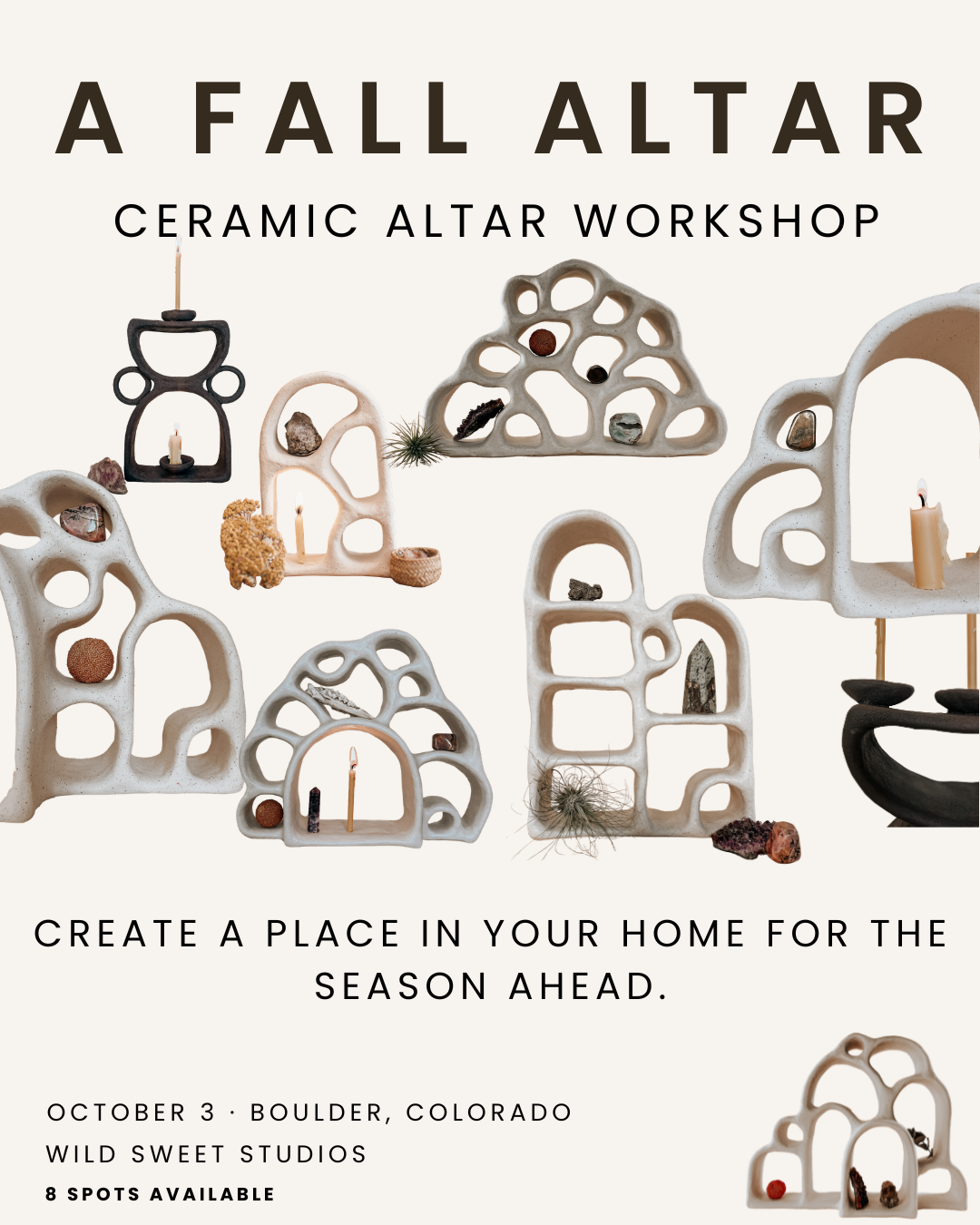 A FALL ALTAR - CERAMIC ALTAR WORKSHOP