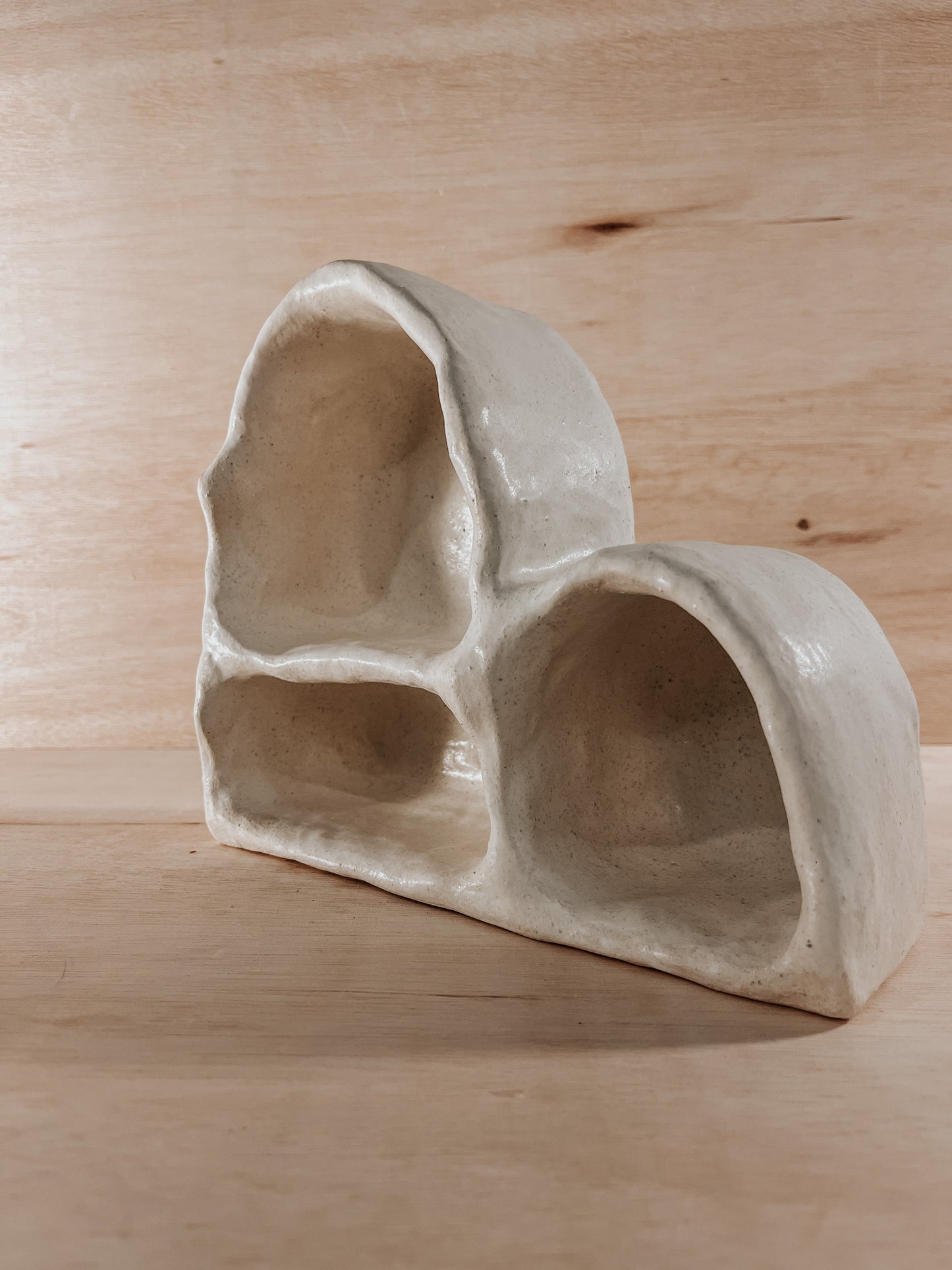 Handmade Ceramic Altar for Sacred Spaces | Clay Ritual Sculpture