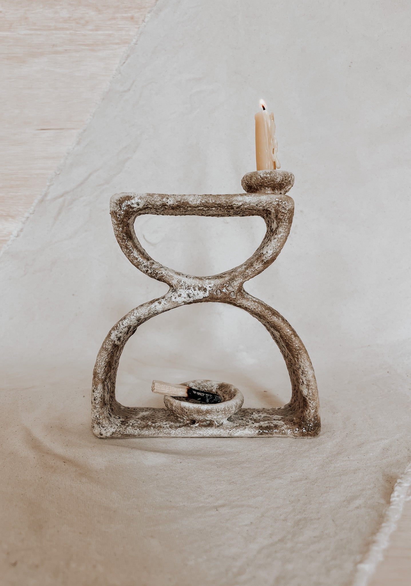 Handmade Ceramic Altar for Sacred Spaces | Clay Ritual Sculpture