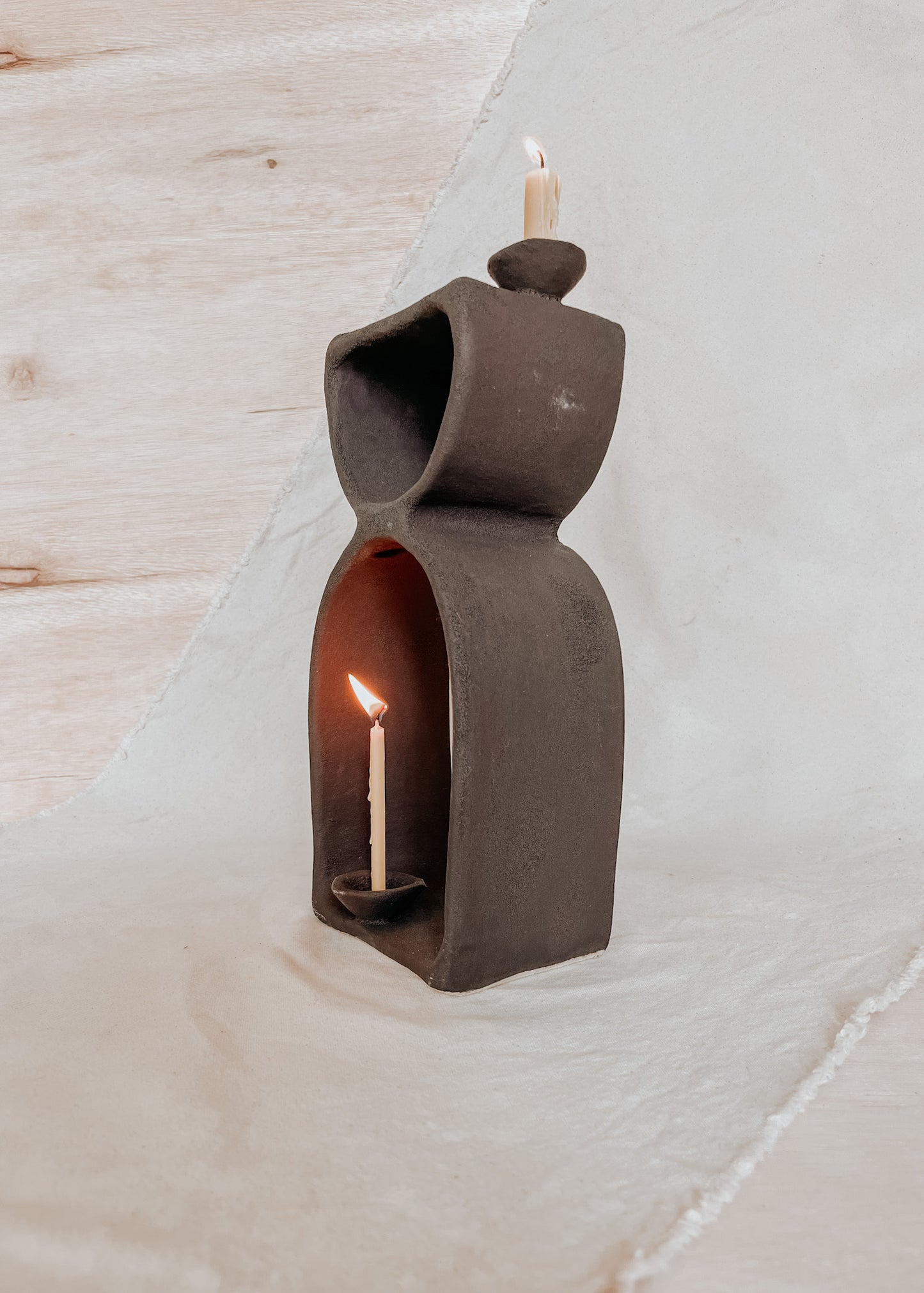 Handmade Ceramic Altar for Sacred Spaces | Clay Ritual Sculpture