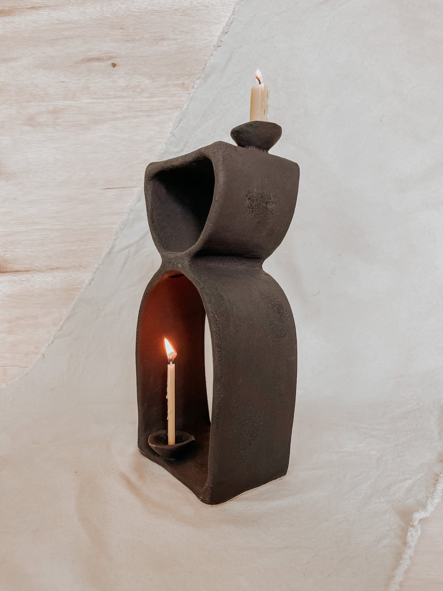 Handmade Ceramic Altar for Sacred Spaces | Clay Ritual Sculpture