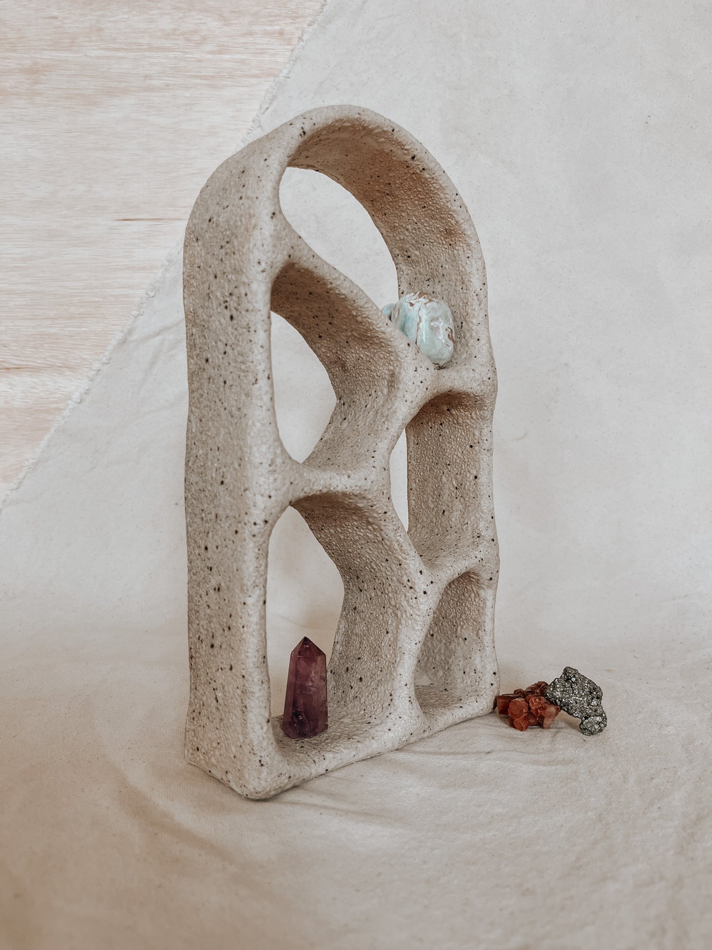 Handmade Ceramic Altar for Sacred Spaces | Clay Ritual Sculpture