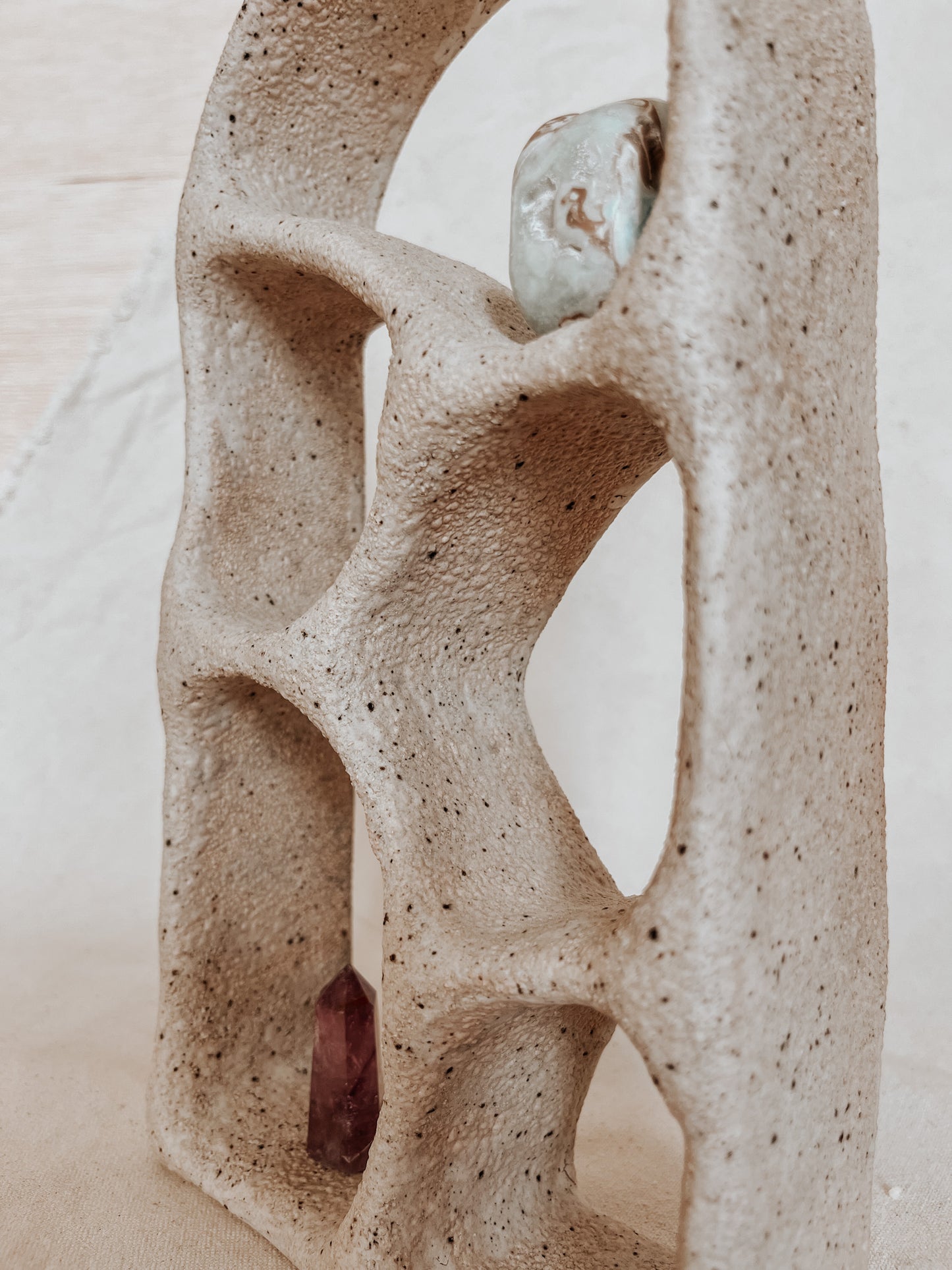 Handmade Ceramic Altar for Sacred Spaces | Clay Ritual Sculpture