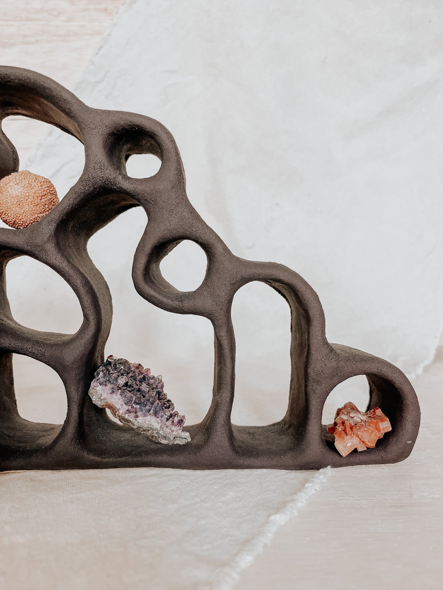 Handmade Ceramic Altar for Sacred Spaces | Clay Ritual Sculpture