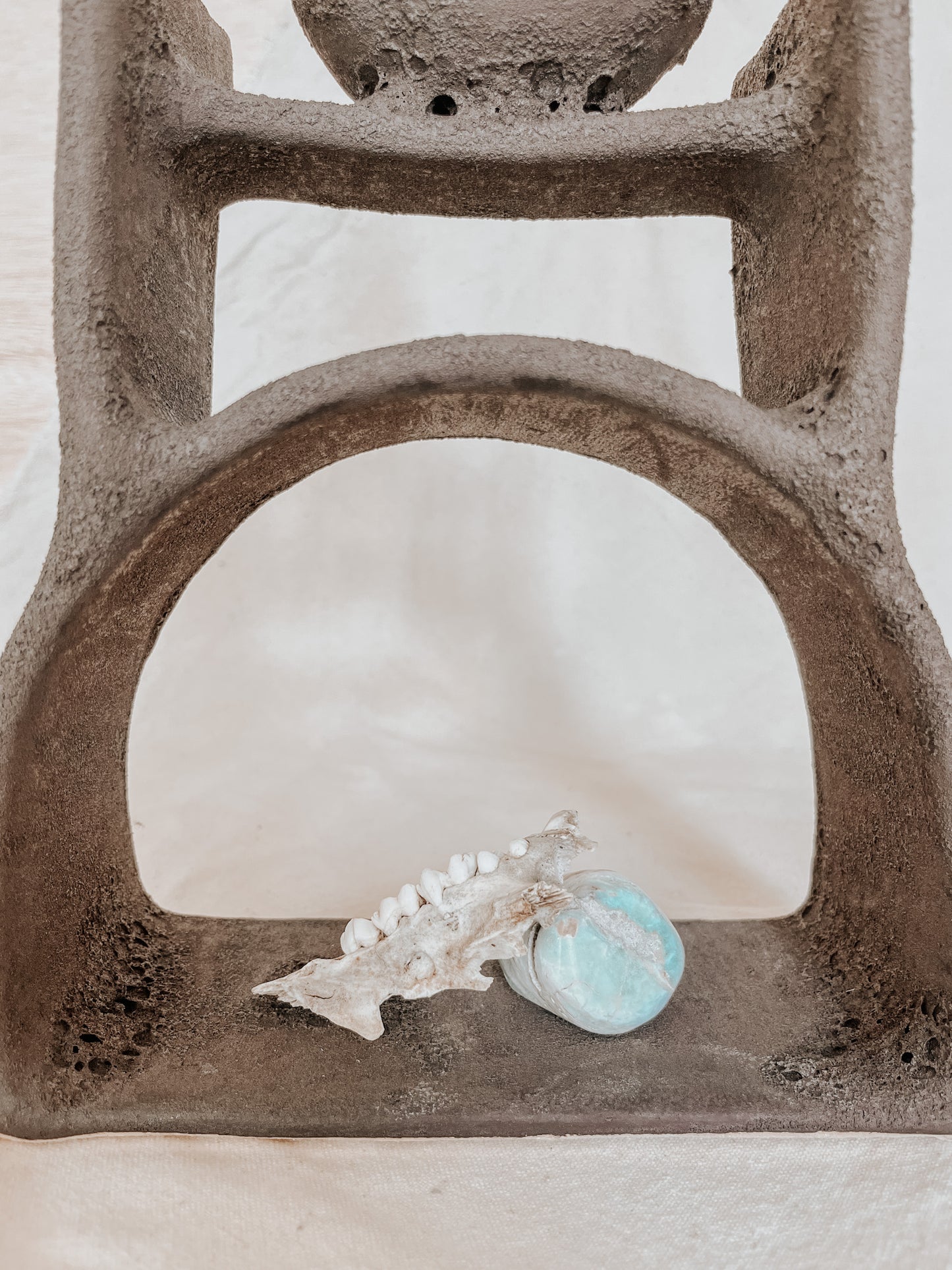Handmade Ceramic Altar for Sacred Spaces | Clay Ritual Sculpture