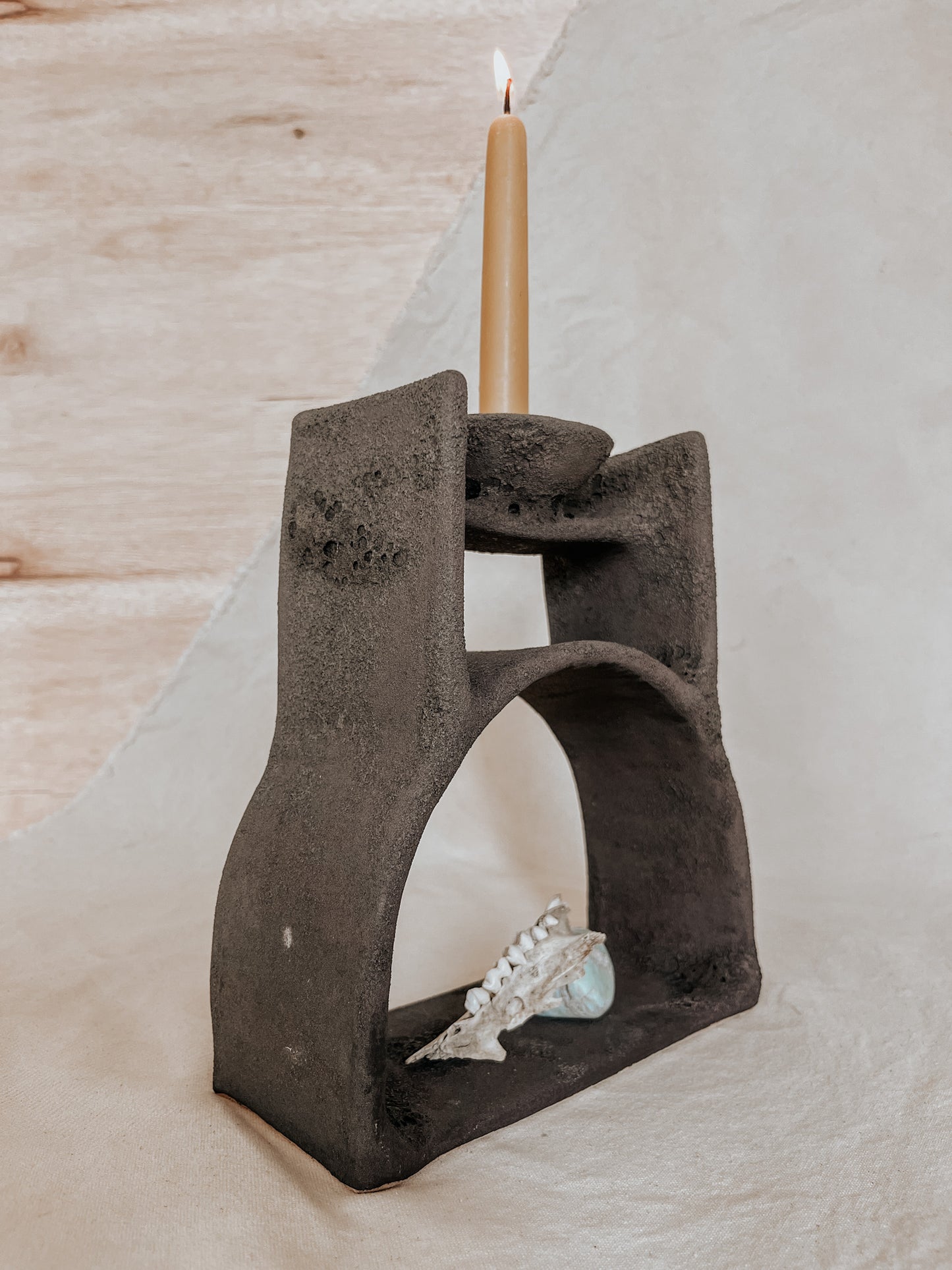 Handmade Ceramic Altar for Sacred Spaces | Clay Ritual Sculpture