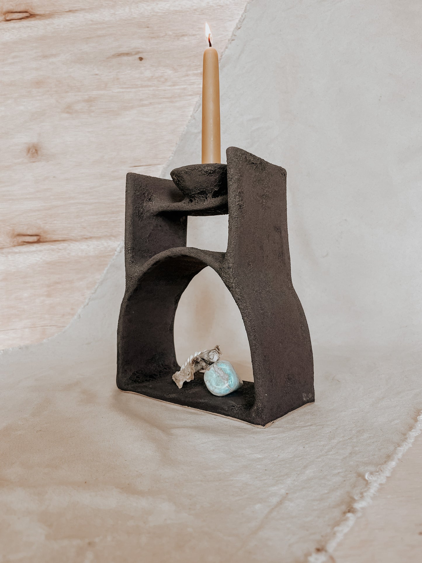 Handmade Ceramic Altar for Sacred Spaces | Clay Ritual Sculpture