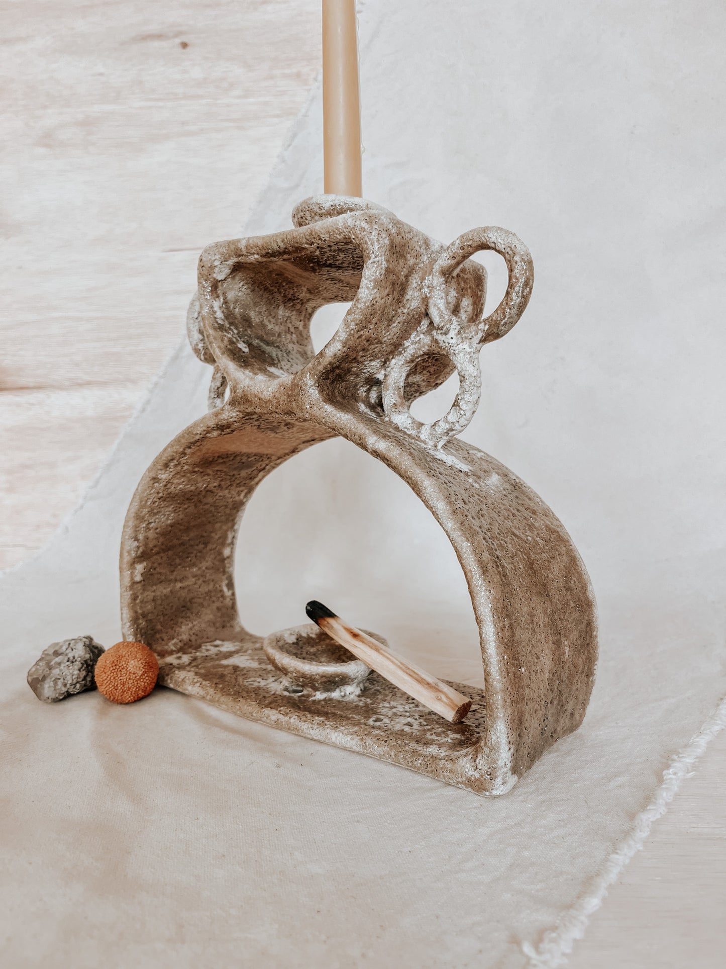 Handmade Ceramic Altar for Sacred Spaces | Clay Ritual Sculpture