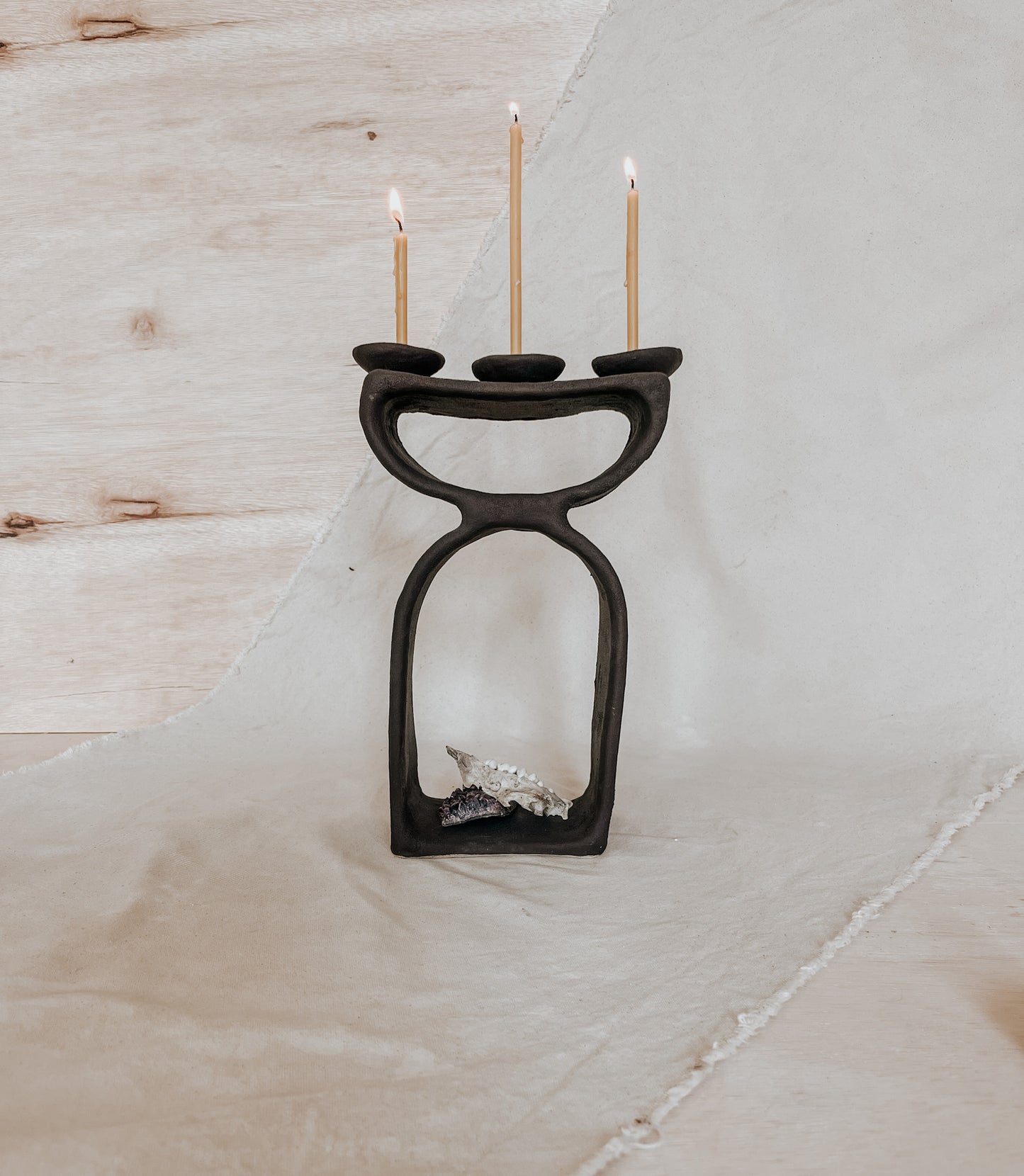Handmade Ceramic Altar for Sacred Spaces | Clay Ritual Sculpture