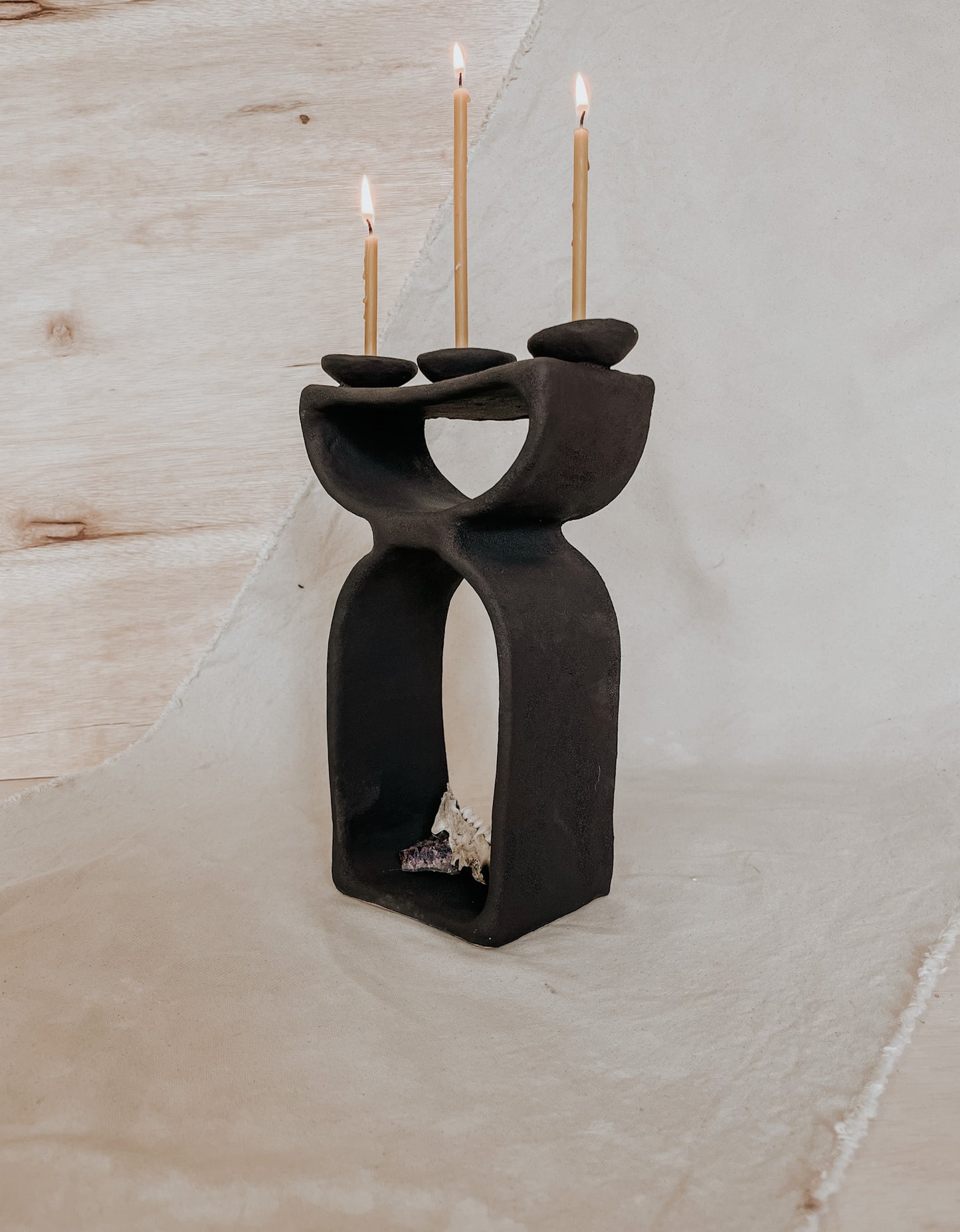 Handmade Ceramic Altar for Sacred Spaces | Clay Ritual Sculpture