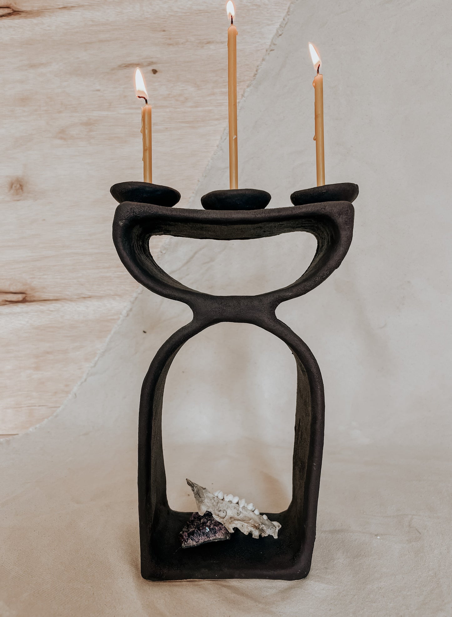 Handmade Ceramic Altar for Sacred Spaces | Clay Ritual Sculpture