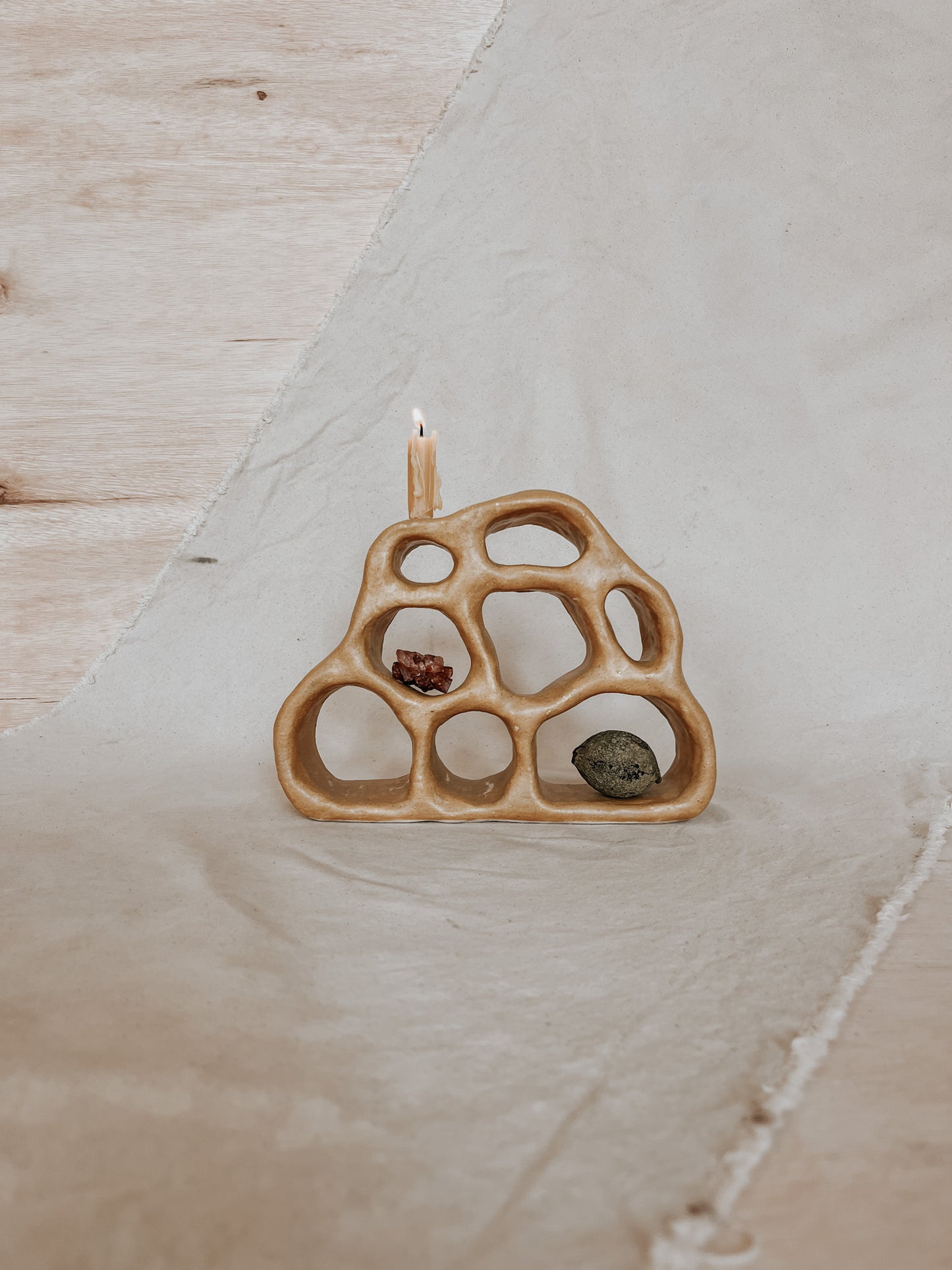 Handmade Ceramic Altar for Sacred Spaces | Clay Ritual Sculpture