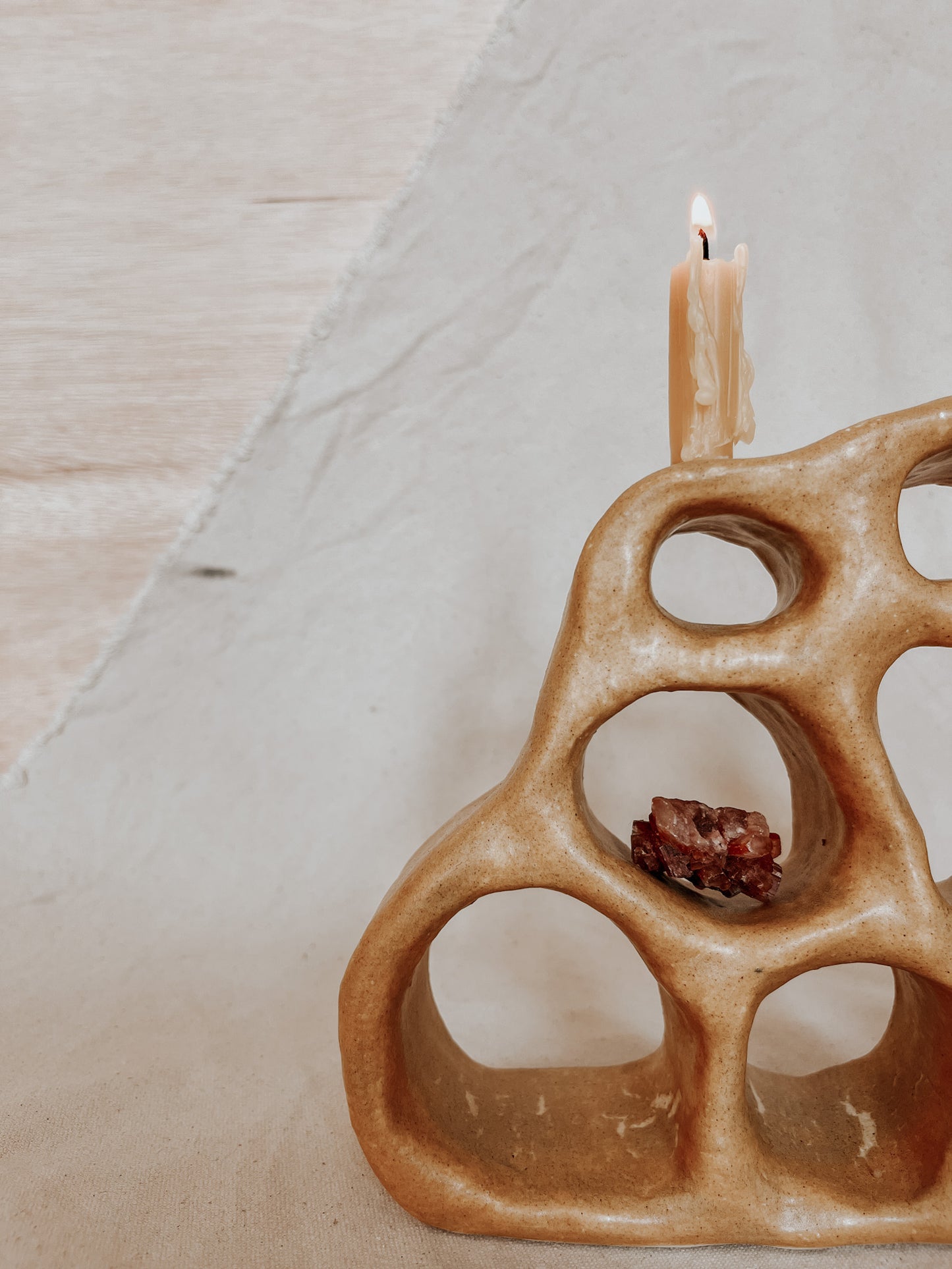 Handmade Ceramic Altar for Sacred Spaces | Clay Ritual Sculpture