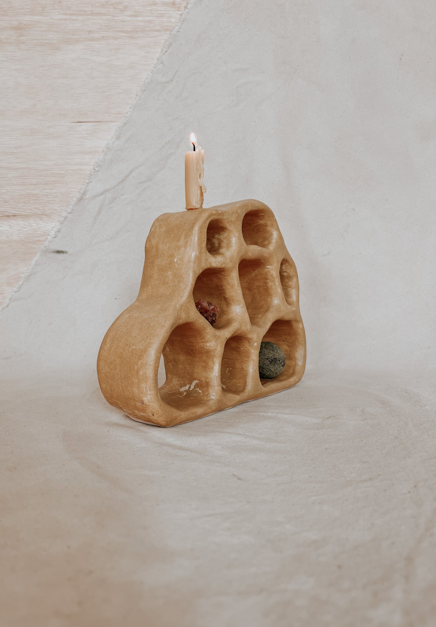 Handmade Ceramic Altar for Sacred Spaces | Clay Ritual Sculpture