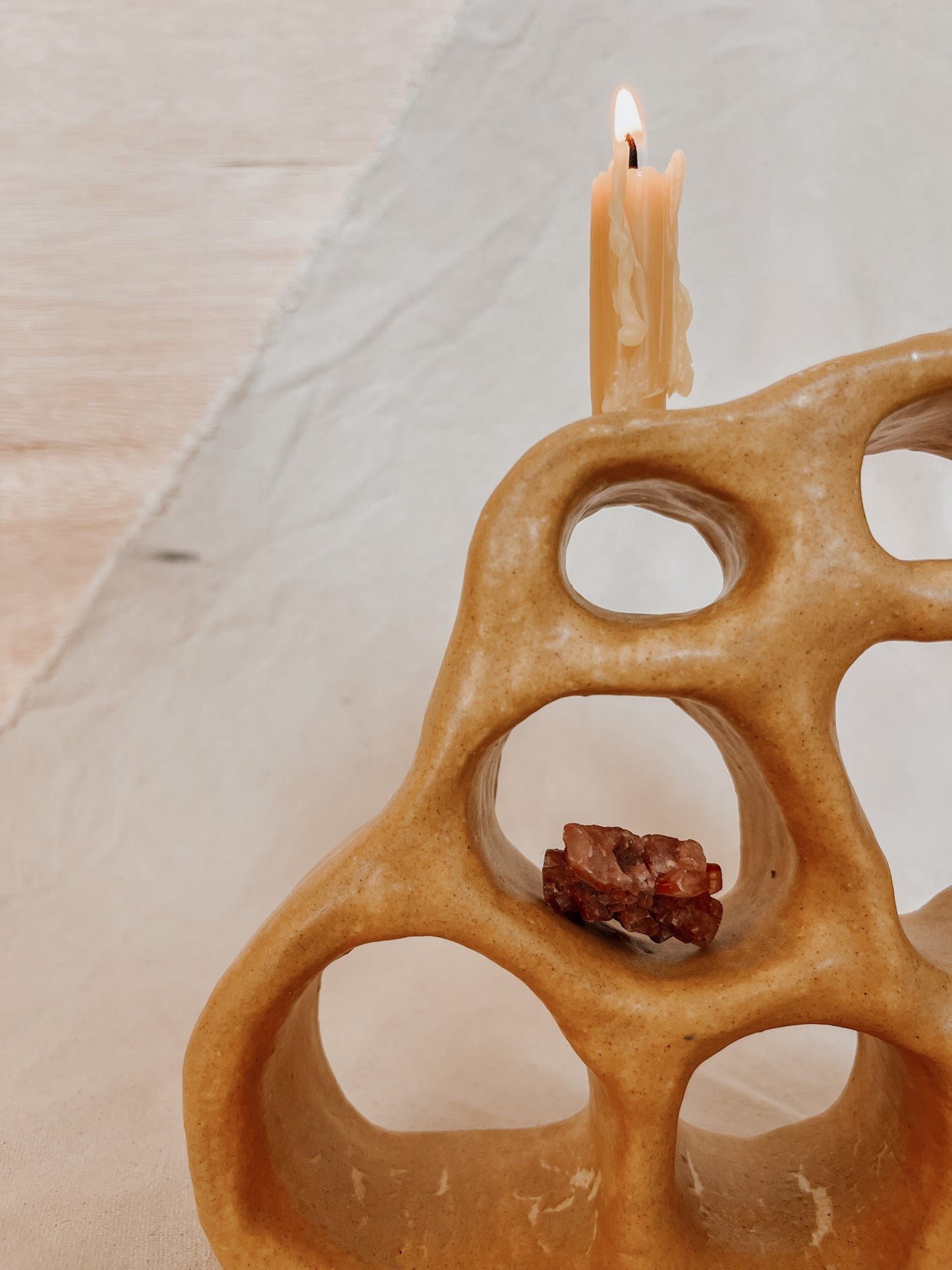 Handmade Ceramic Altar for Sacred Spaces | Clay Ritual Sculpture