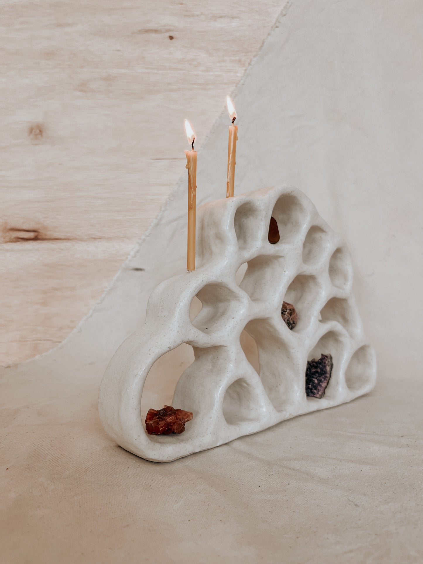 Handmade Ceramic Altar for Sacred Spaces | Clay Ritual Sculpture