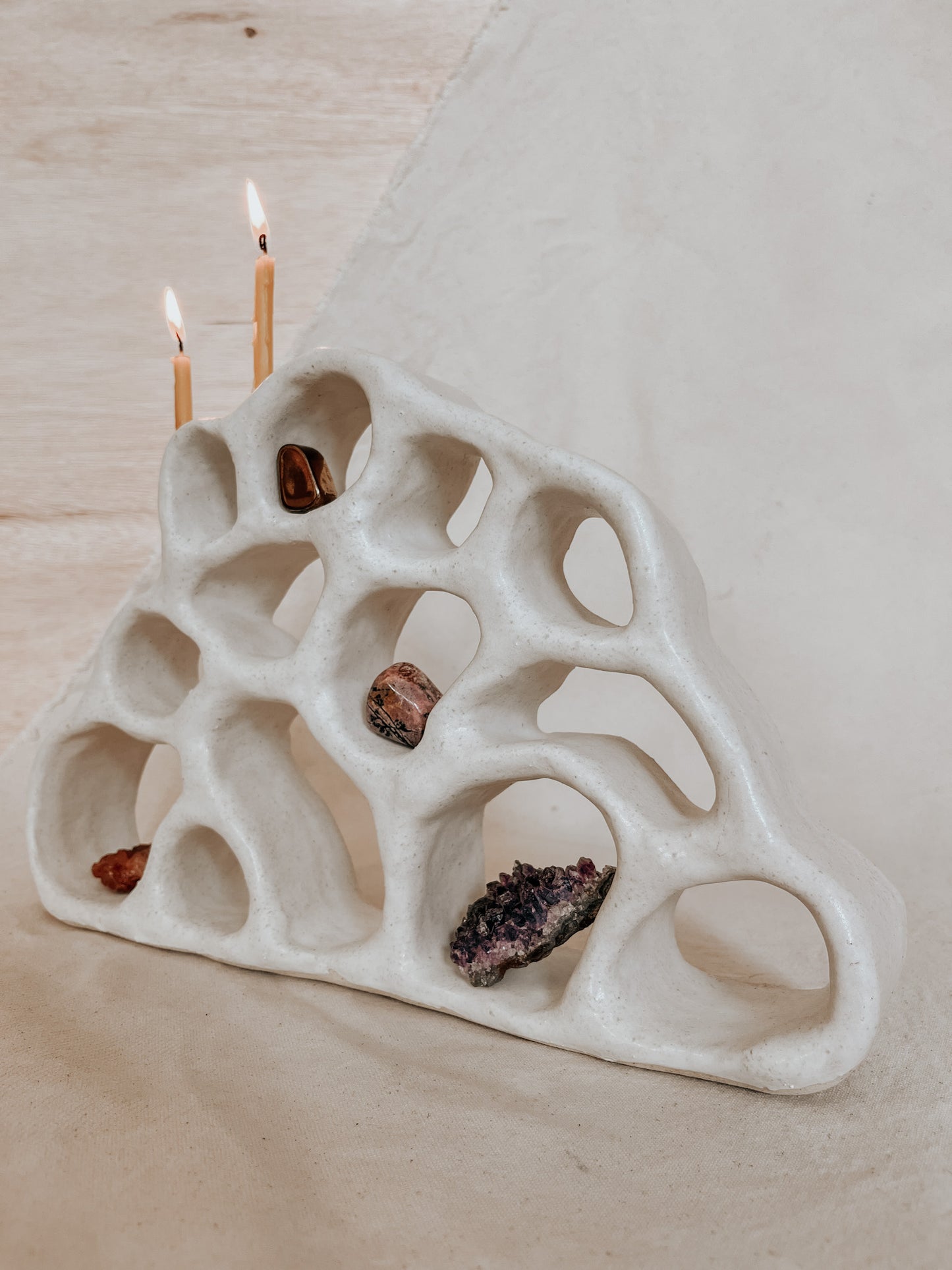 Handmade Ceramic Altar for Sacred Spaces | Clay Ritual Sculpture