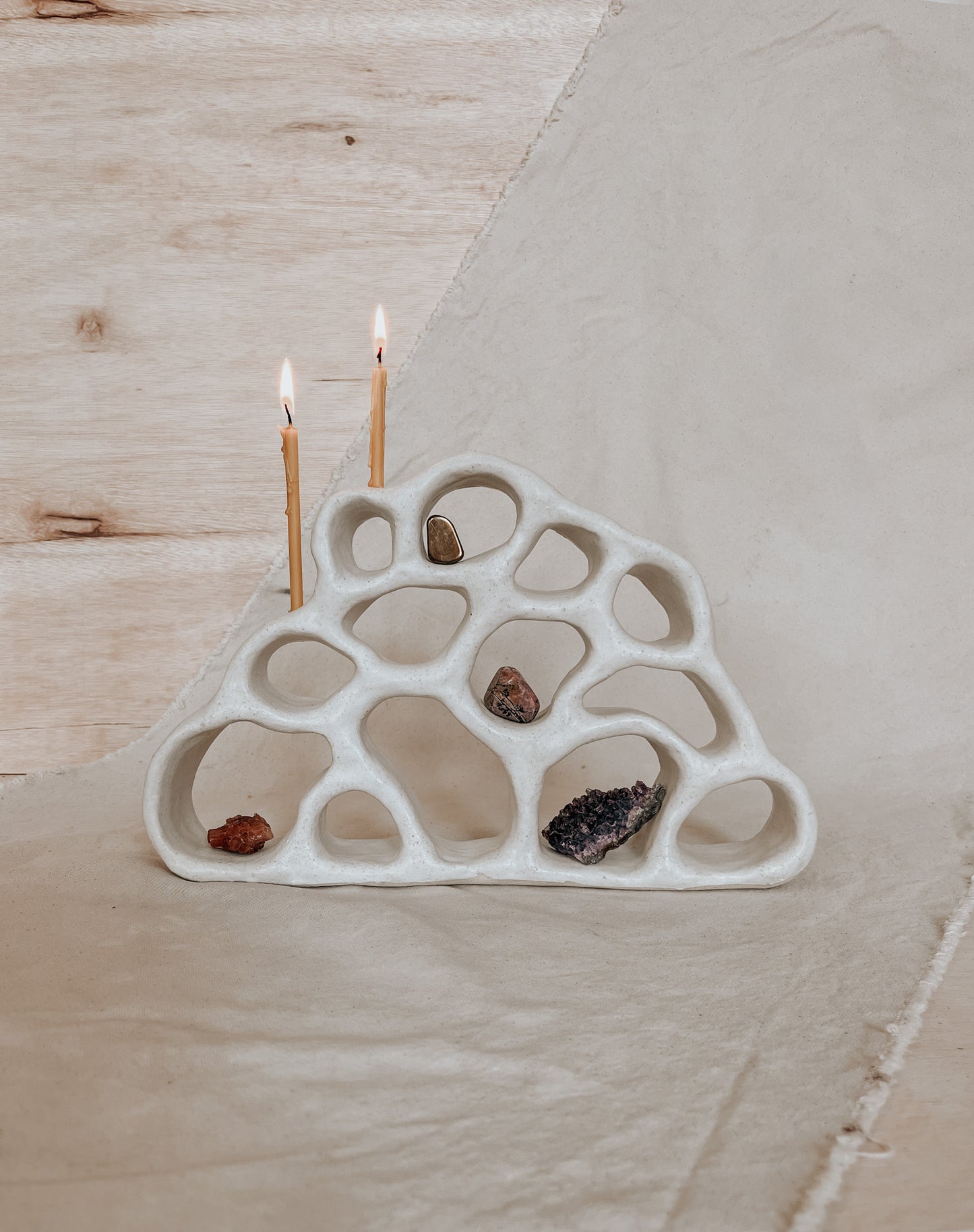 Handmade Ceramic Altar for Sacred Spaces | Clay Ritual Sculpture