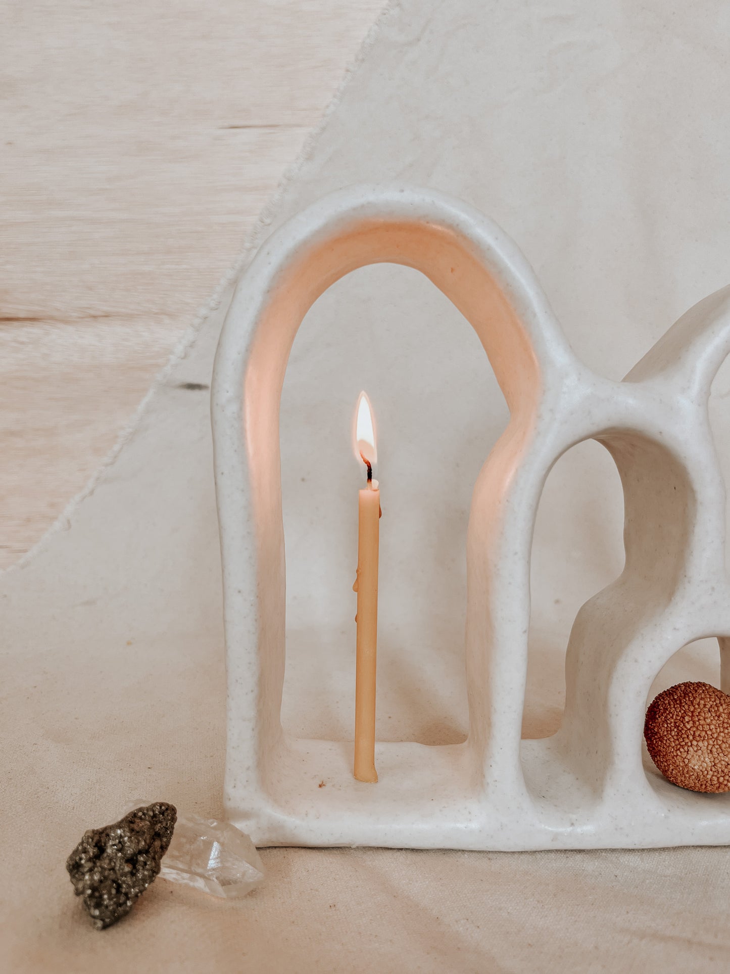 Handmade Ceramic Altar for Sacred Spaces | Clay Ritual Sculpture