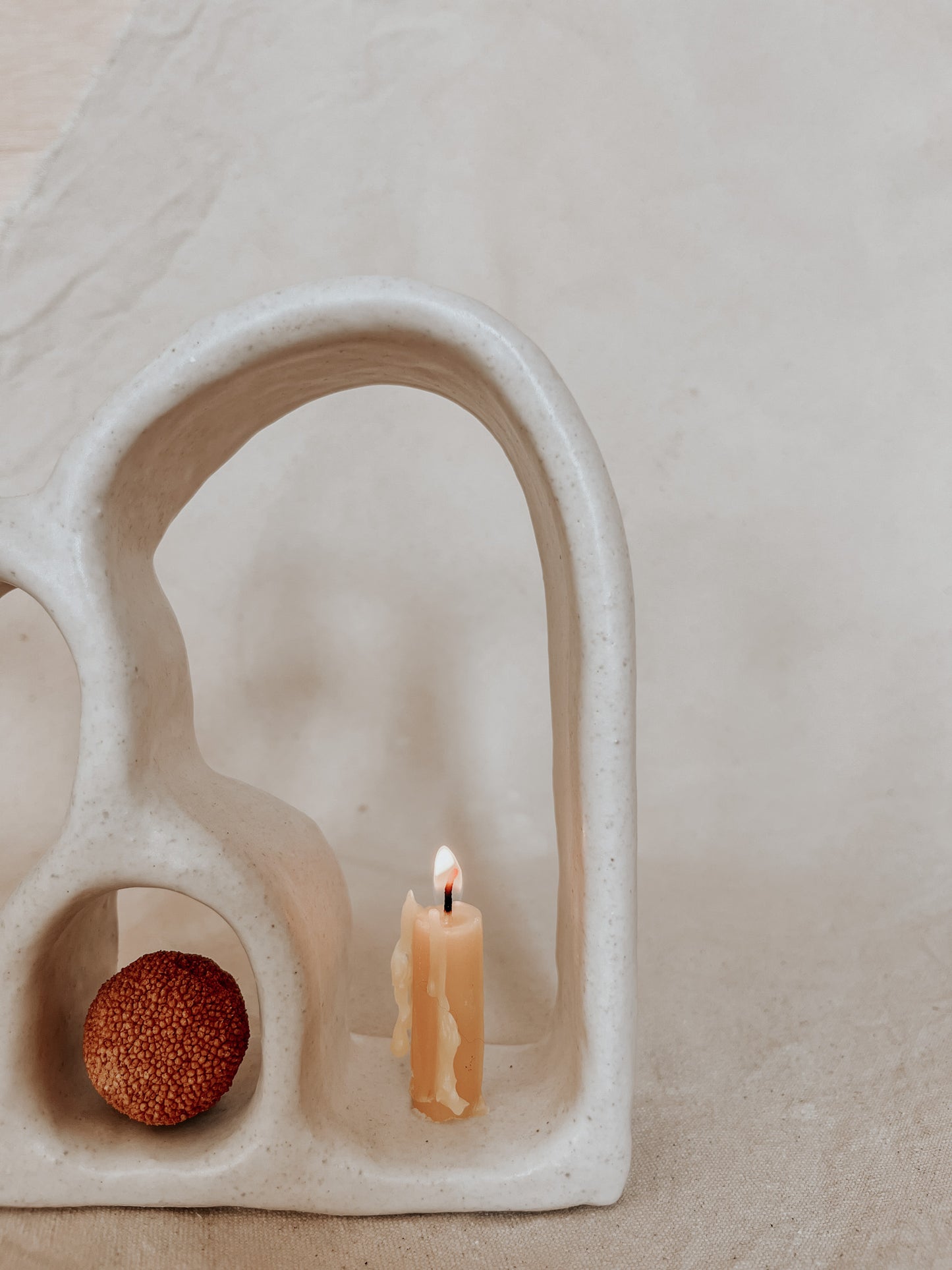 Handmade Ceramic Altar for Sacred Spaces | Clay Ritual Sculpture