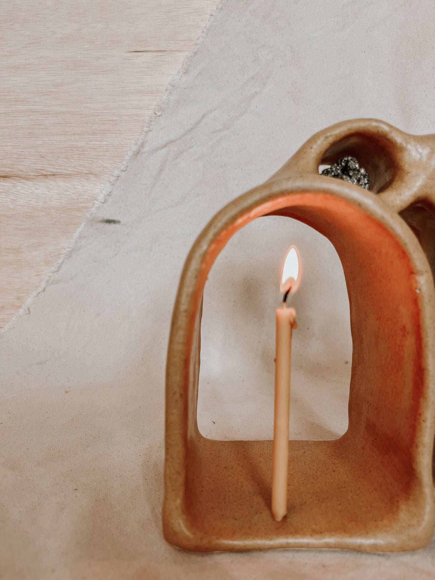 Handmade Ceramic Altar for Sacred Spaces | Clay Ritual Sculpture