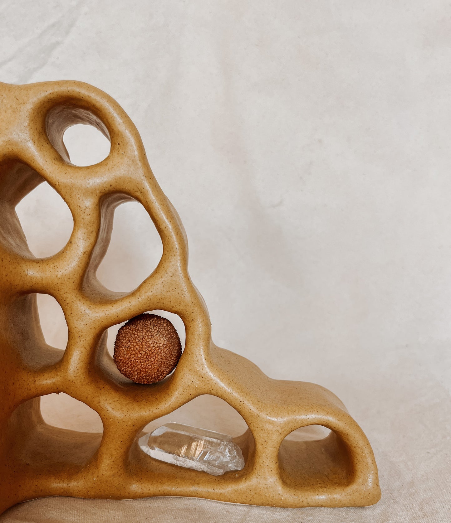 Handmade Ceramic Altar for Sacred Spaces | Clay Ritual Sculpture