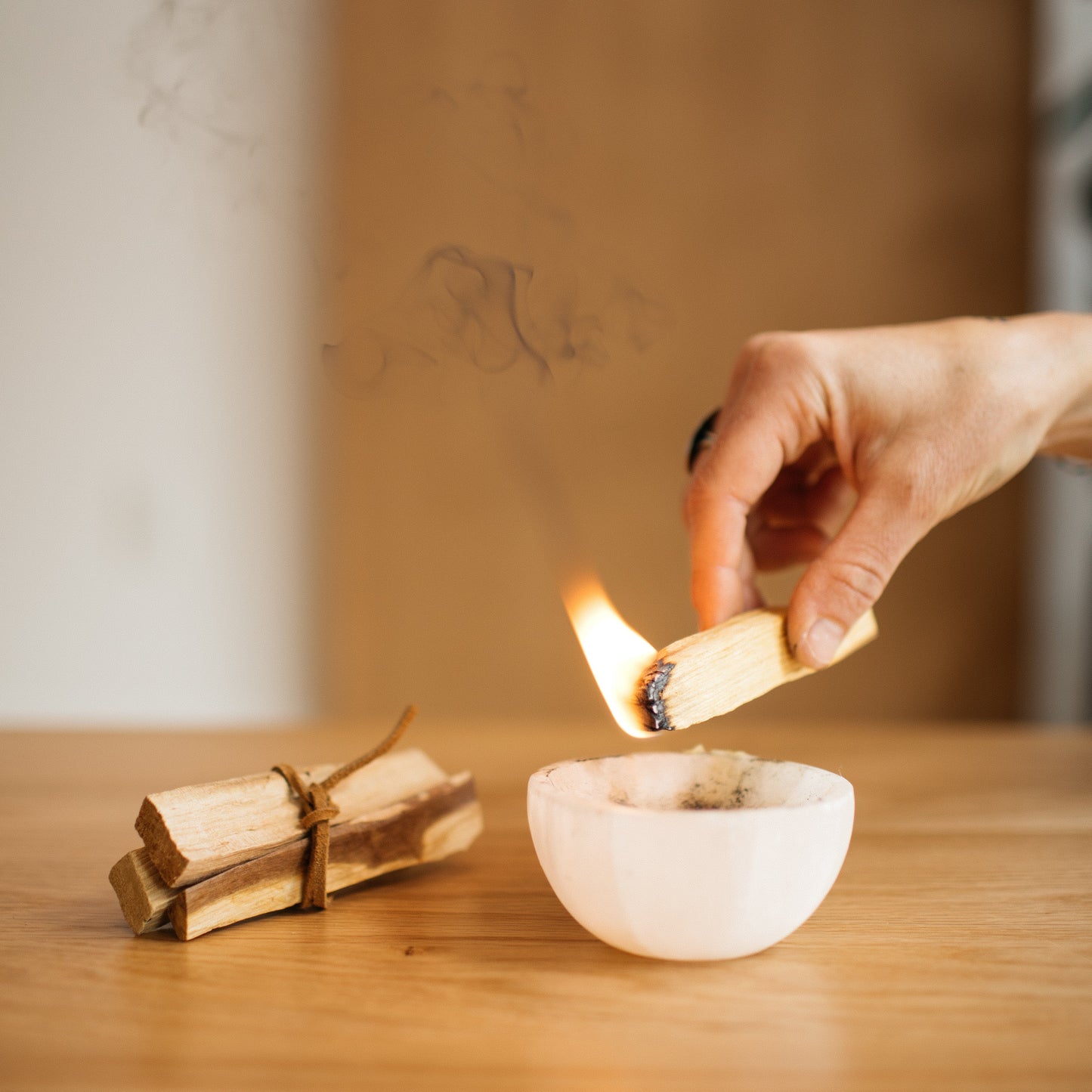anna flowers ceramics palo santo