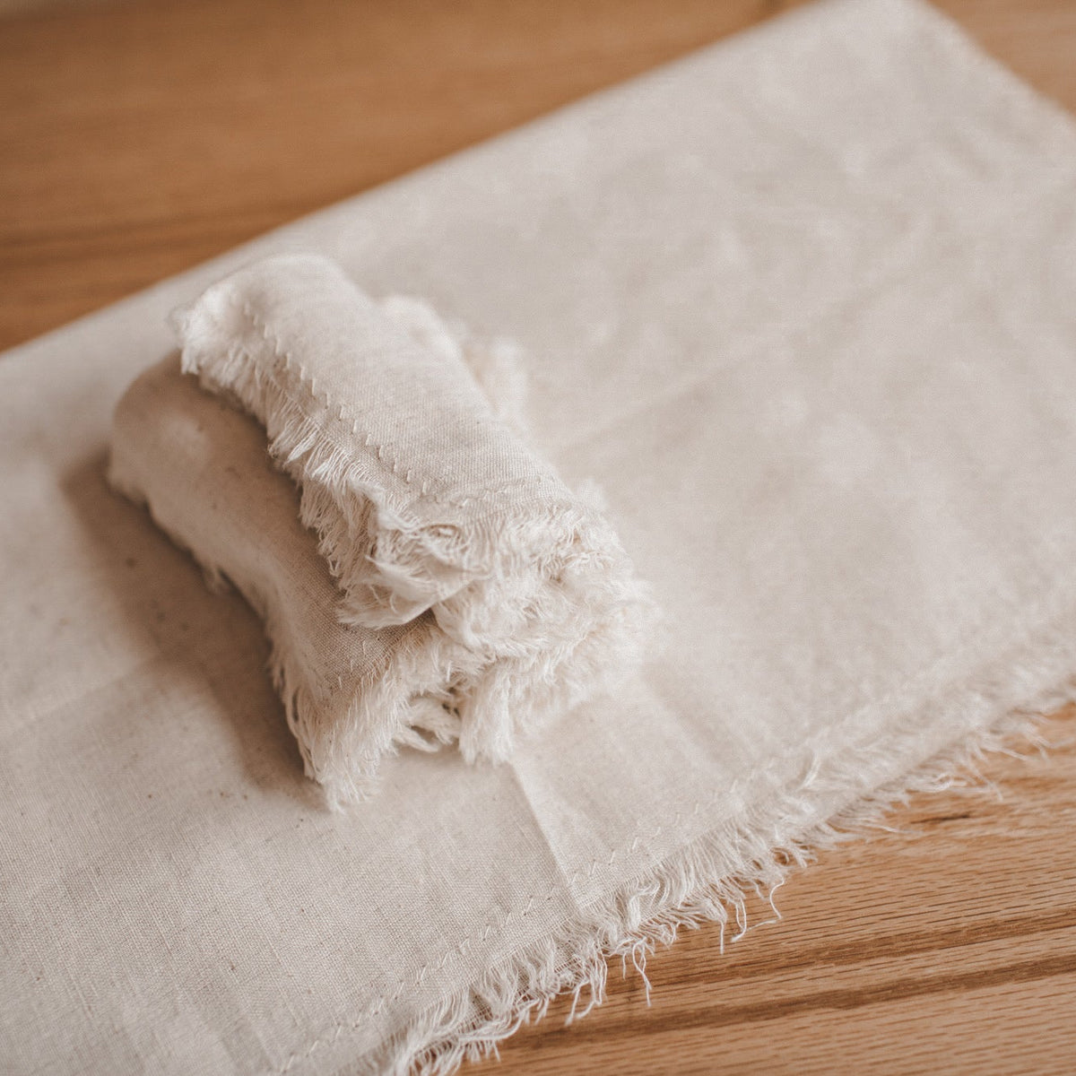Cotton Linen Altar Cloth — Mauve or Natural