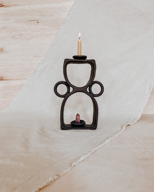 Handmade Ceramic Altar for Sacred Spaces | Clay Ritual Sculpture