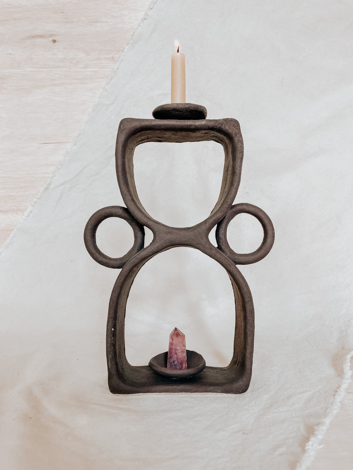 Handmade Ceramic Altar for Sacred Spaces | Clay Ritual Sculpture