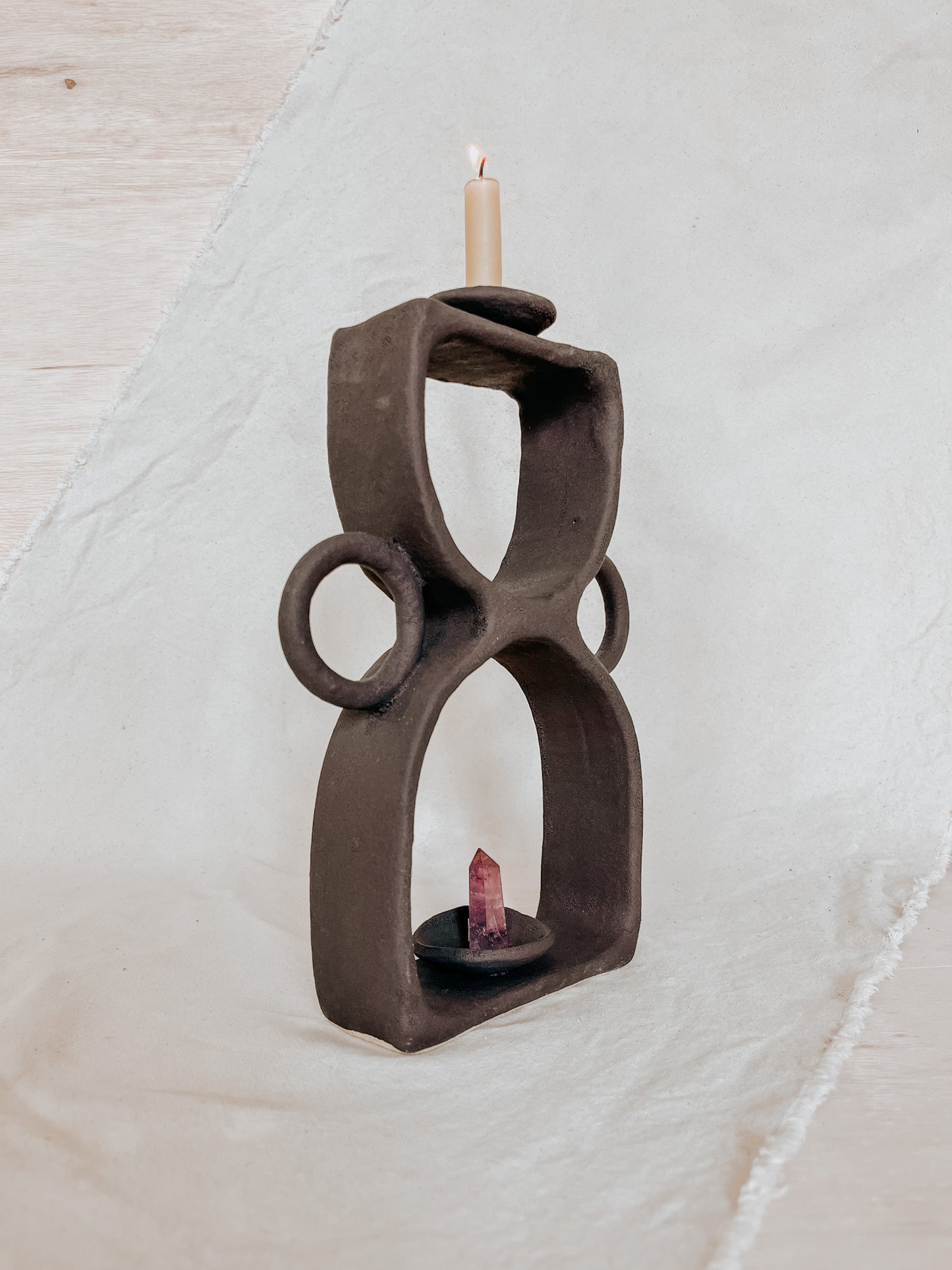 Handmade Ceramic Altar for Sacred Spaces | Clay Ritual Sculpture