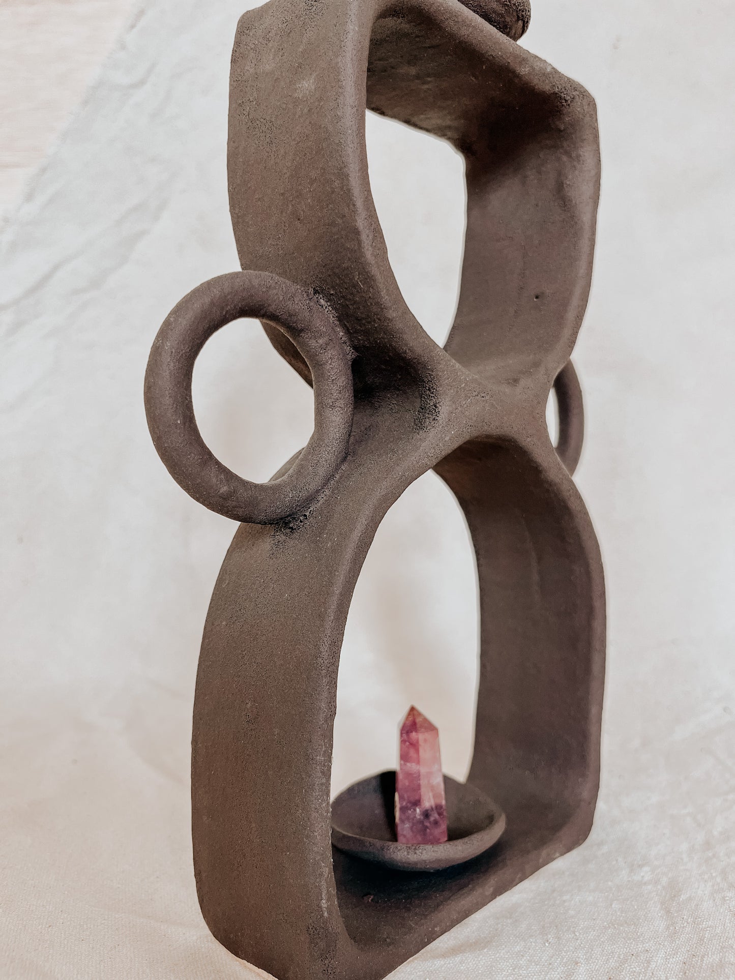 Handmade Ceramic Altar for Sacred Spaces | Clay Ritual Sculpture