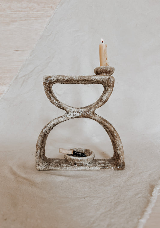 Handmade Ceramic Altar for Sacred Spaces | Clay Ritual Sculpture