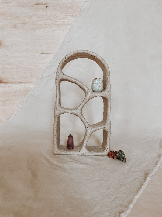 Handmade Ceramic Altar for Sacred Spaces | Clay Ritual Sculpture