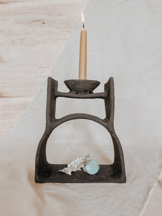 Handmade Ceramic Altar for Sacred Spaces | Clay Ritual Sculpture