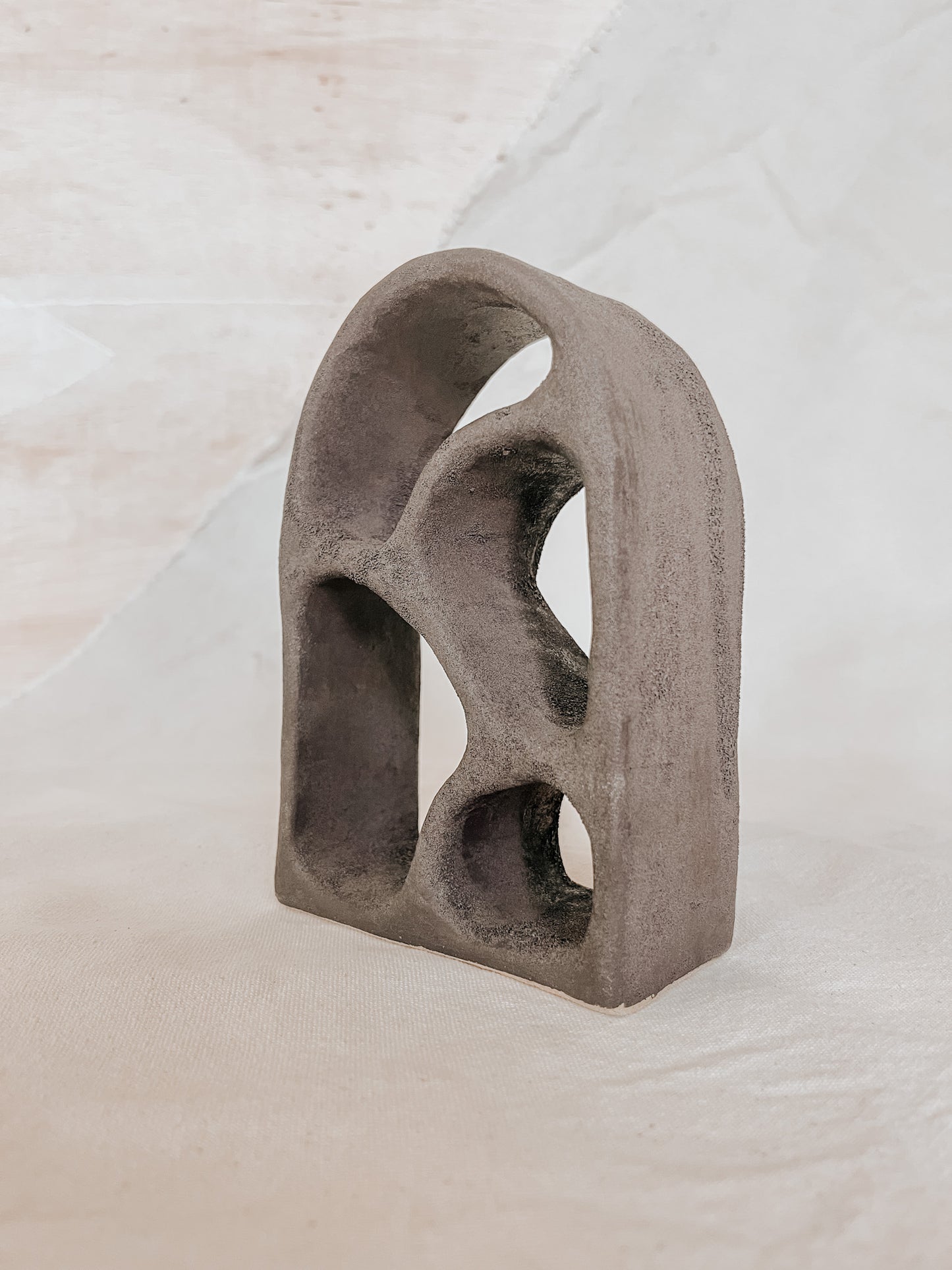 Ceramic Altar No.7 Black Magma