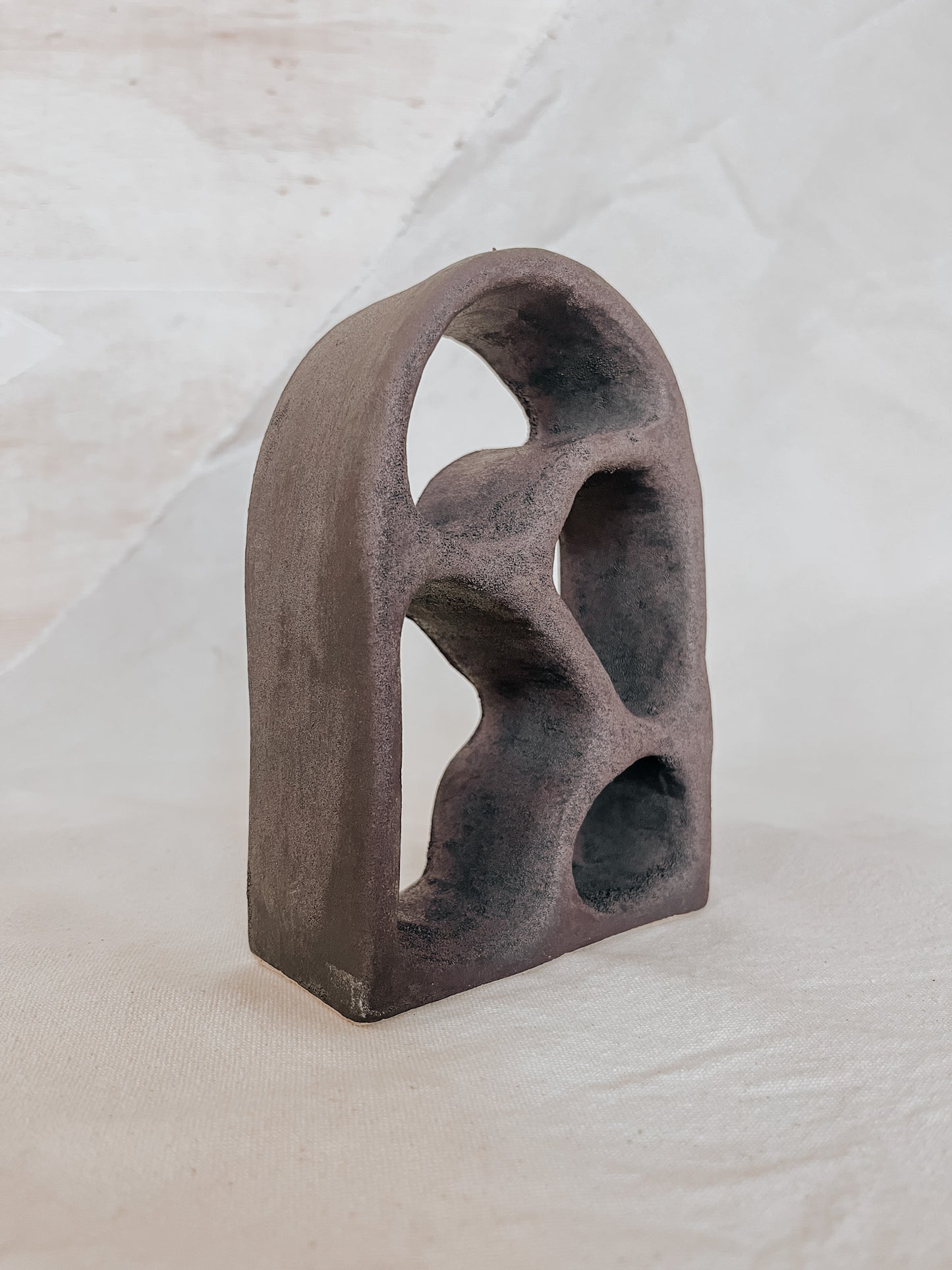 Ceramic Altar No.7 Black Magma