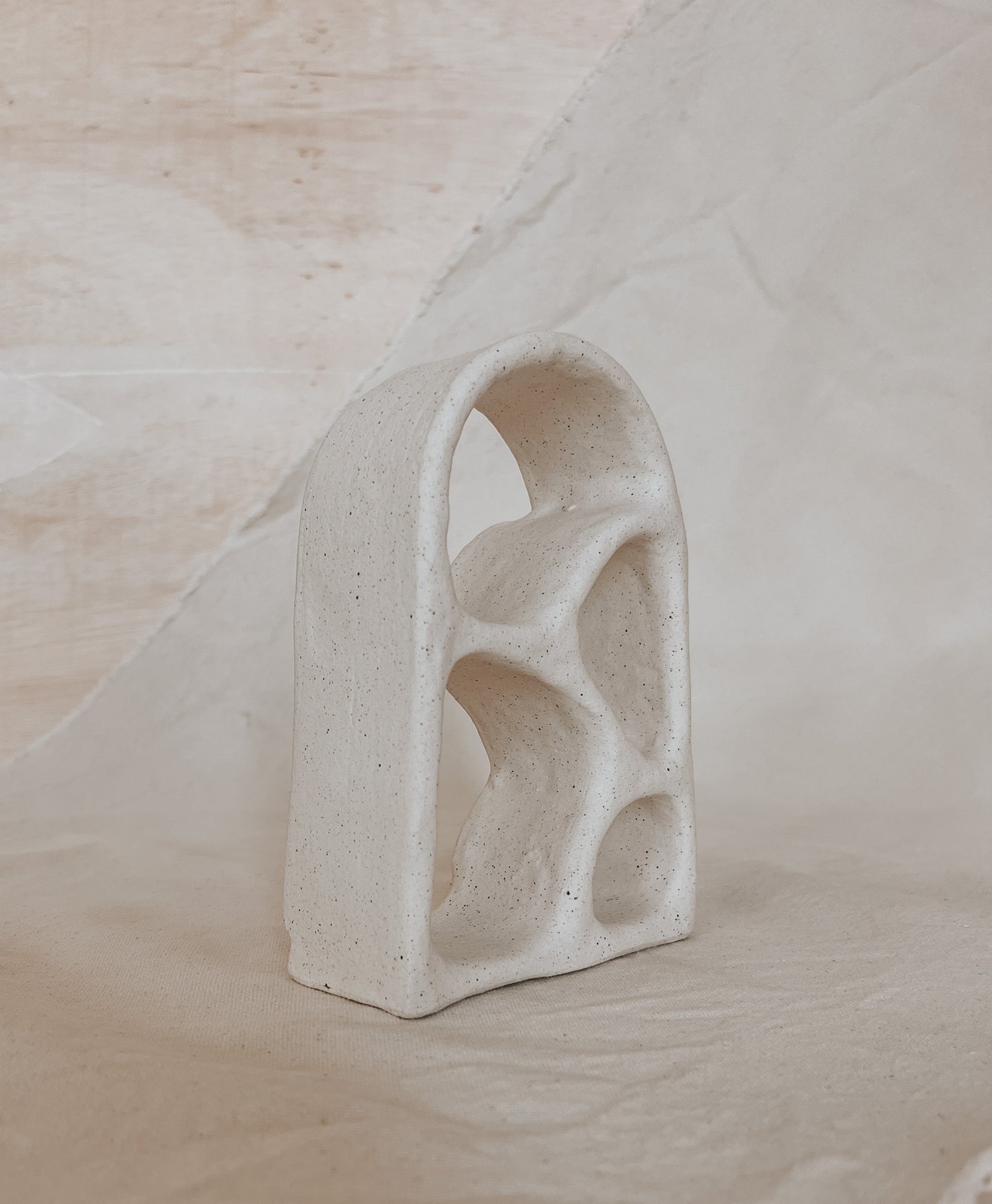 Ceramic Altar No.8 Speckled Beige