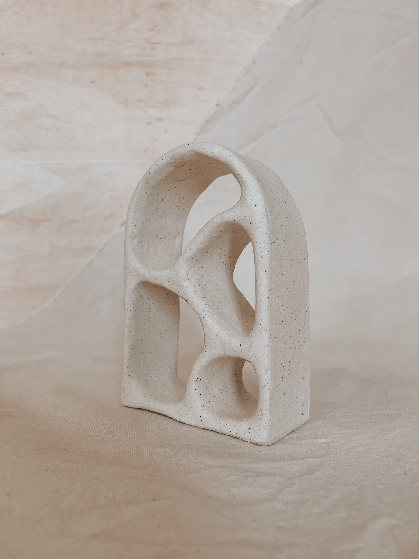 Ceramic Altar No.8 Speckled Beige