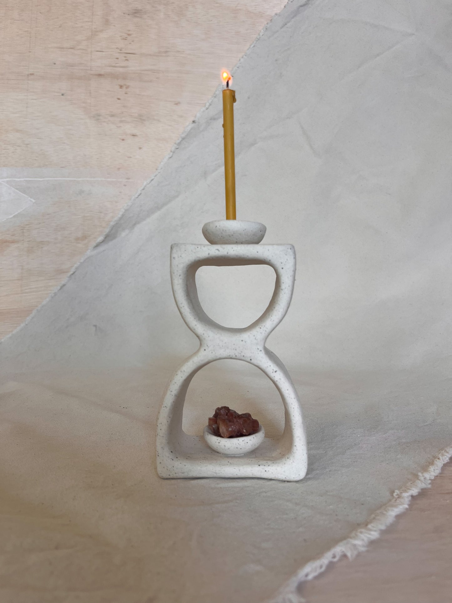 Ceramic Altar No.10 Speckled Beige