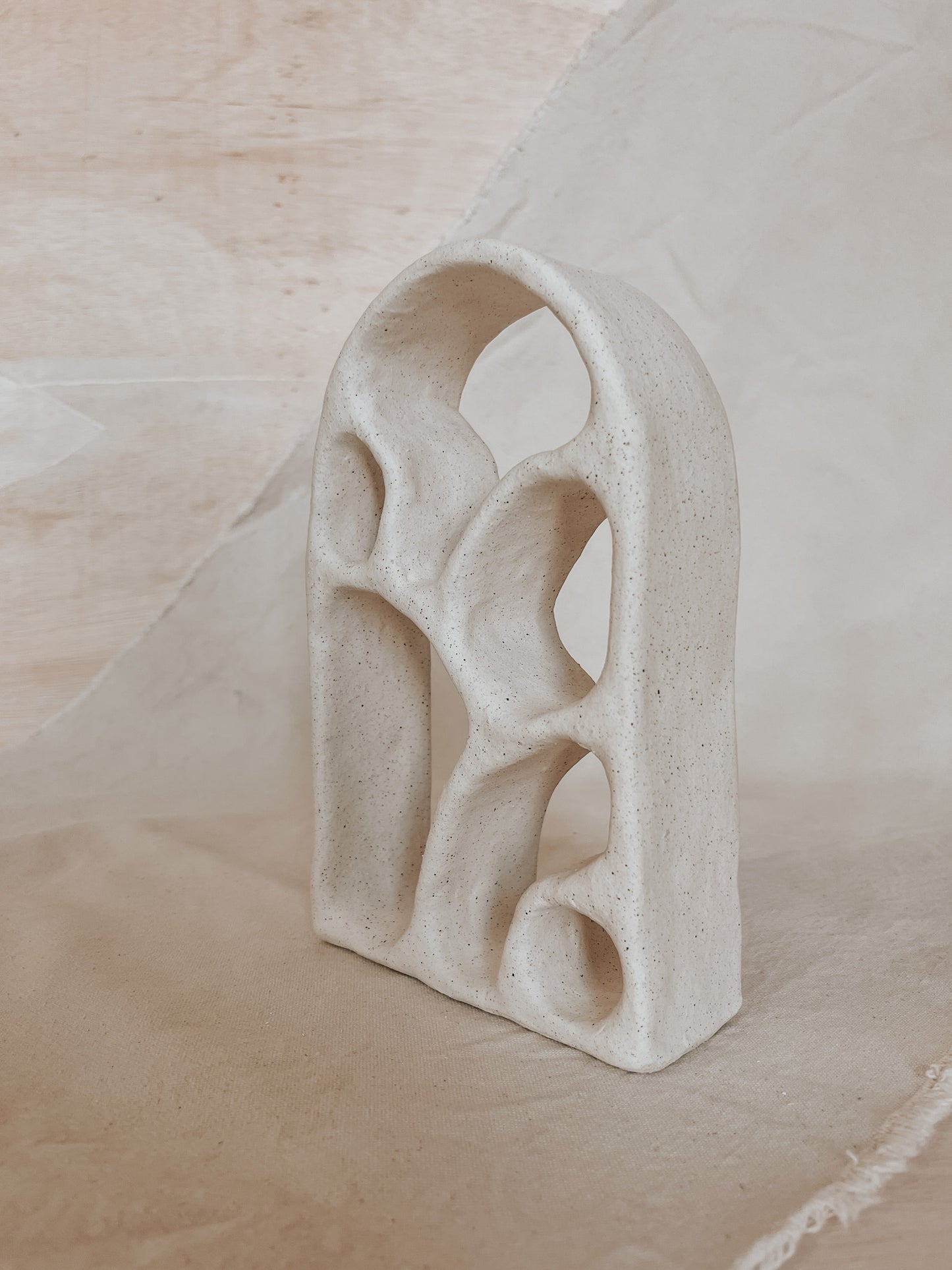 Ceramic Altar No.4 Speckled Beige