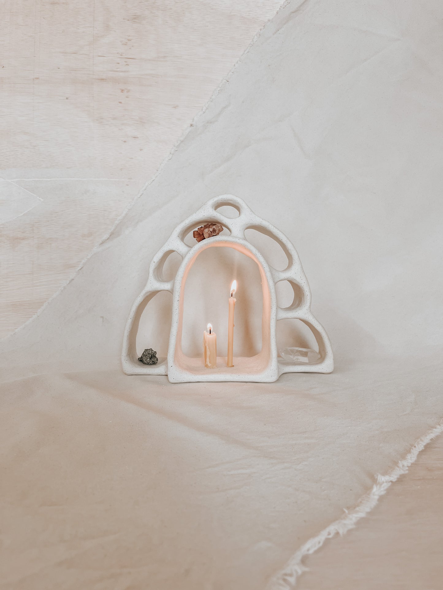 Ceramic Altar No.2 Speckled Beige