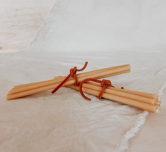 Beeswax Meditation Pillar - Bundle of 6