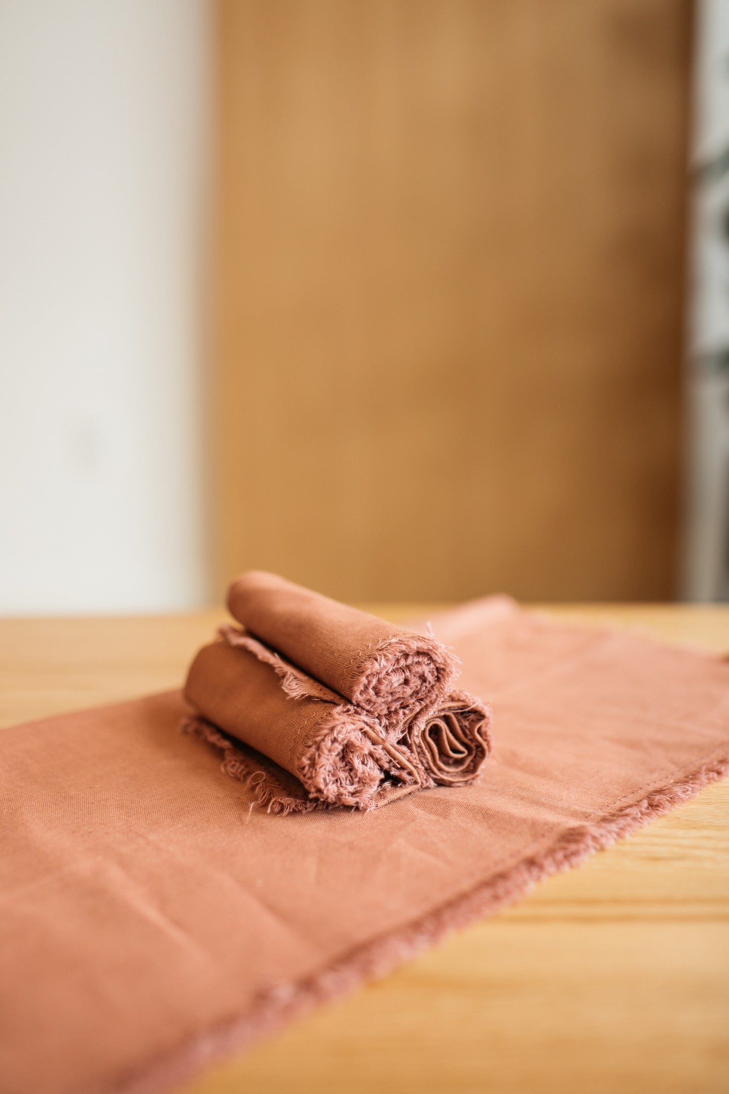 Cotton Linen Altar Cloth — Mauve or Natural